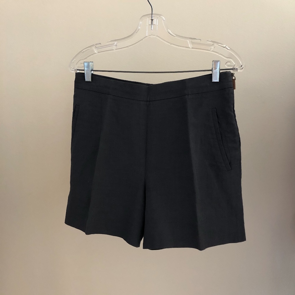 Brunello Cucinelli Blue Linen Shorts